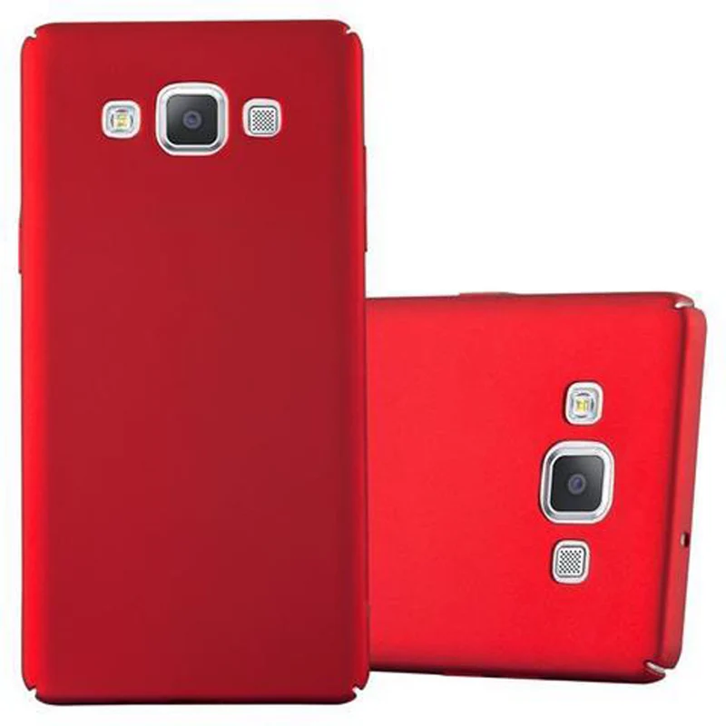 Cadorabo Hülle kompatibel mit Samsung Galaxy A5 2015 Hard Case Schutzhülle in Metall Optik gegen Kratzer und Stöße