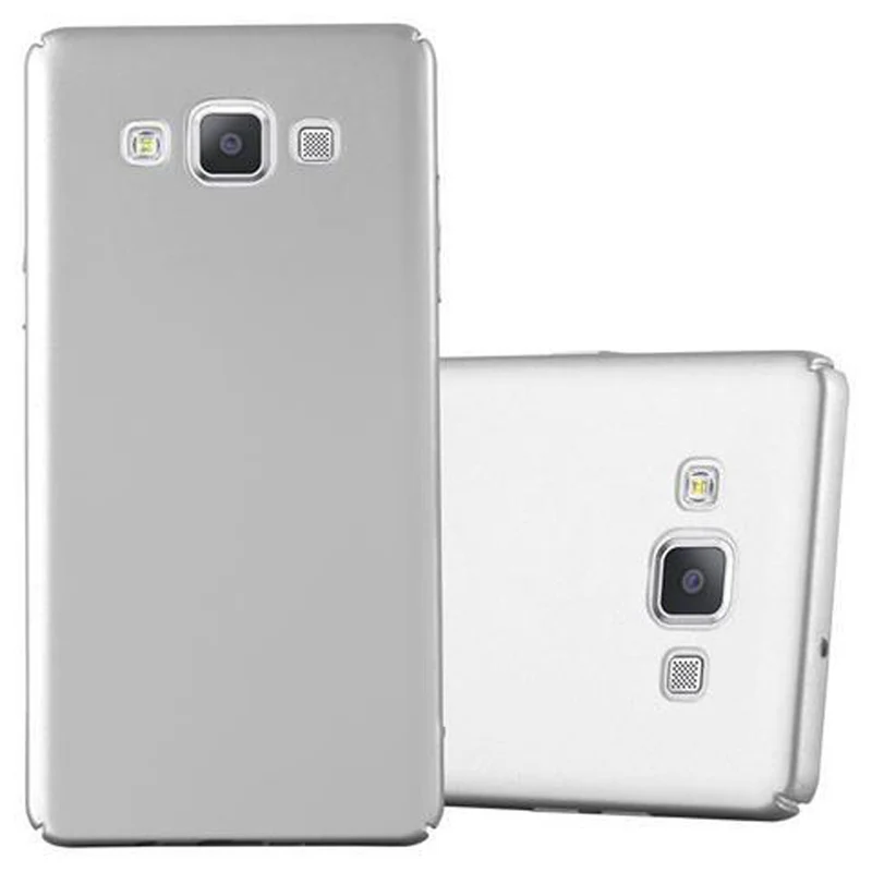 Cadorabo Hülle kompatibel mit Samsung Galaxy A5 2015 Hard Case Schutzhülle in Metall Optik gegen Kratzer und Stöße