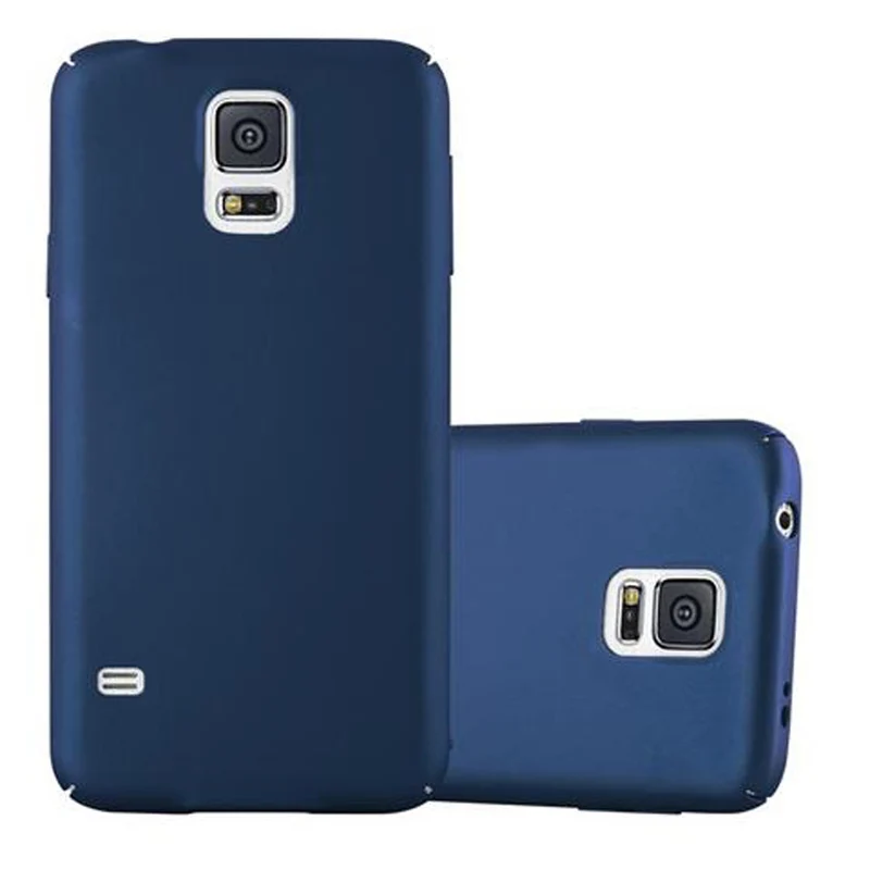 Cadorabo Hülle kompatibel mit Samsung Galaxy S5 / S5 NEO Hard Case Schutzhülle in Metall Optik gegen Kratzer und Stöße