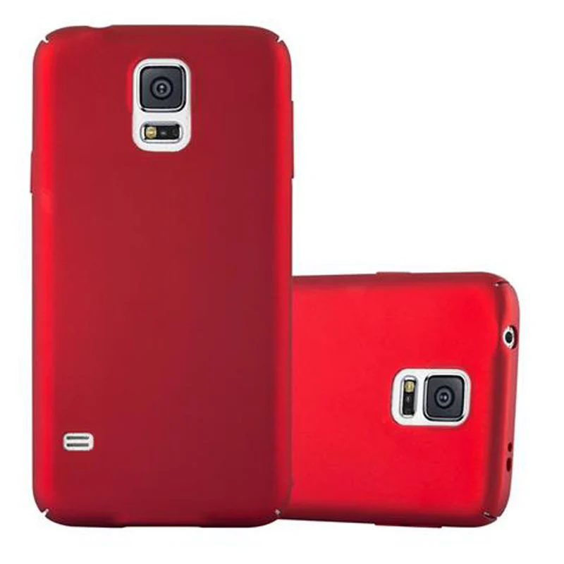 Cadorabo Hülle kompatibel mit Samsung Galaxy S5 / S5 NEO Hard Case Schutzhülle in Metall Optik gegen Kratzer und Stöße
