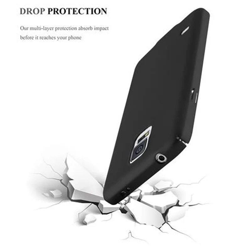 Cadorabo Hülle kompatibel mit Samsung Galaxy S5 / S5 NEO Hard Case Schutzhülle in Metall Optik gegen Kratzer und Stöße