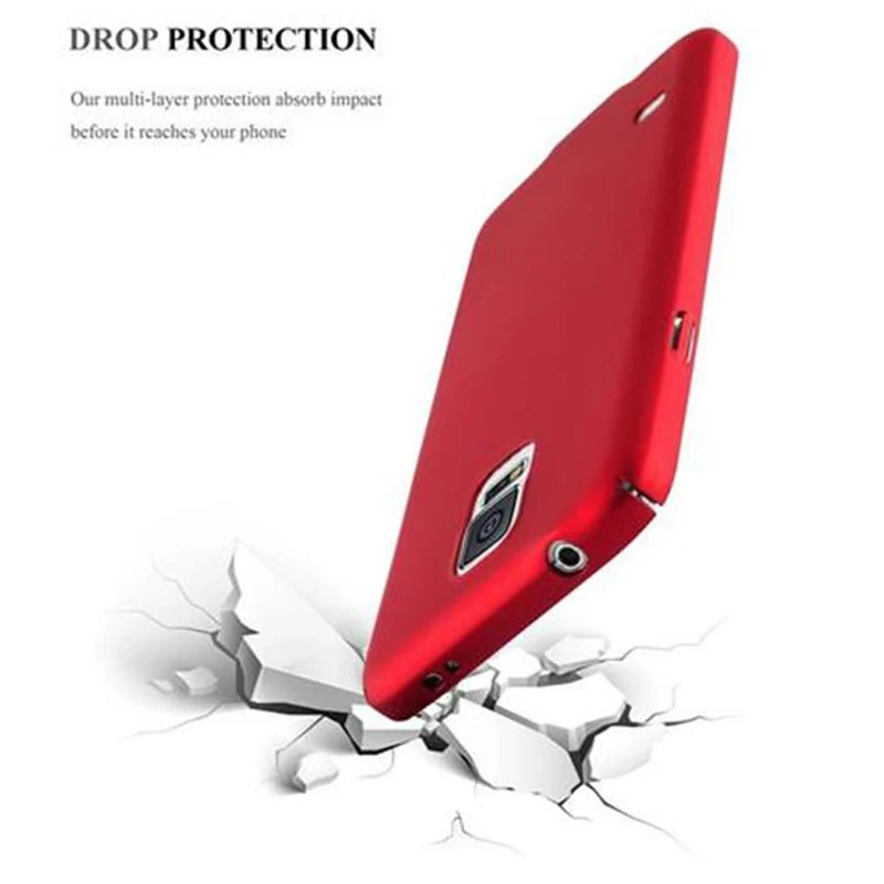 Cadorabo Hülle kompatibel mit Samsung Galaxy S5 / S5 NEO Hard Case Schutzhülle in Metall Optik gegen Kratzer und Stöße