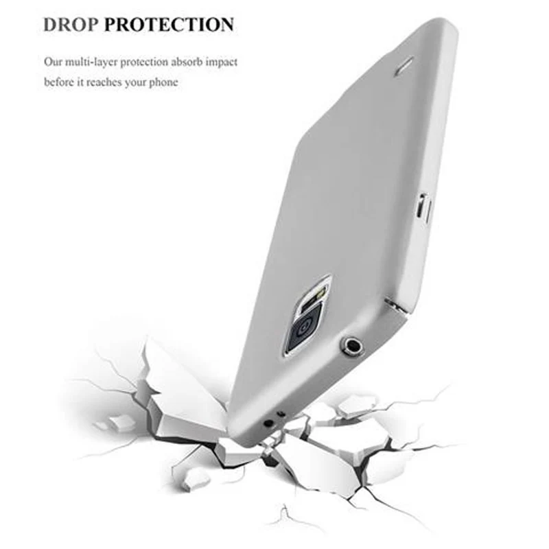 Cadorabo Hülle kompatibel mit Samsung Galaxy S5 / S5 NEO Hard Case Schutzhülle in Metall Optik gegen Kratzer und Stöße