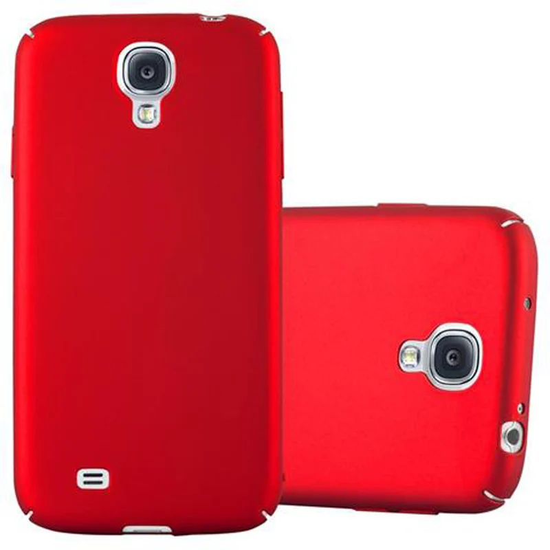 Cadorabo Hülle kompatibel mit Samsung Galaxy S4 Hard Case Schutzhülle in Metall Optik gegen Kratzer und Stöße