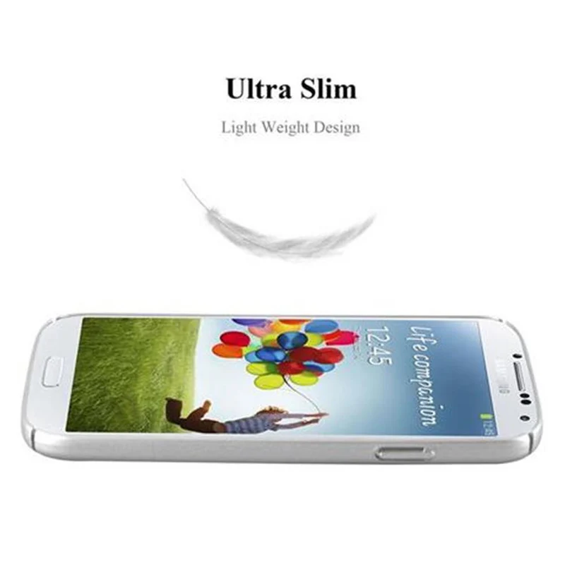 Cadorabo Hülle kompatibel mit Samsung Galaxy S4 Hard Case Schutzhülle in Metall Optik gegen Kratzer und Stöße