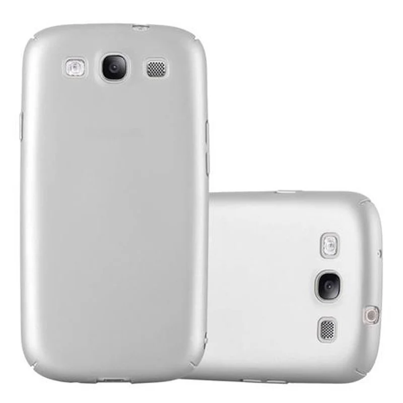Cadorabo Hülle kompatibel mit Samsung Galaxy S3 / S3 NEO Hard Case Schutzhülle in Metall Optik gegen Kratzer und Stöße