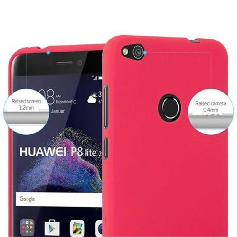 Cadorabo Hülle kompatibel mit Huawei P8 LITE 2017 / P9 LITE 2017 Schutzhülle aus flexiblem TPU Silikon