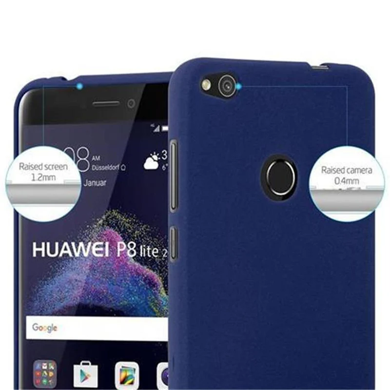 Cadorabo Hülle kompatibel mit Huawei P8 LITE 2017 / P9 LITE 2017 Schutzhülle aus flexiblem TPU Silikon