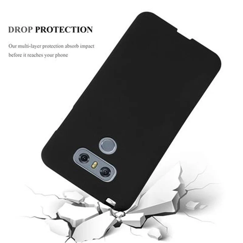 Cadorabo Hülle kompatibel mit LG G6 Schutzhülle aus flexiblem TPU Silikon