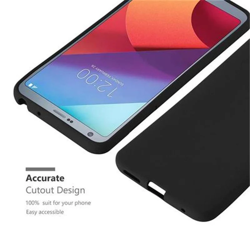 Cadorabo Hülle kompatibel mit LG G6 Schutzhülle aus flexiblem TPU Silikon
