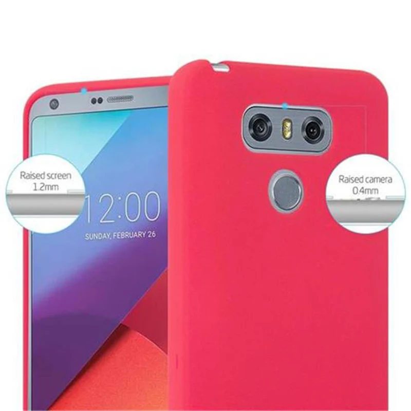 Cadorabo Hülle kompatibel mit LG G6 Schutzhülle aus flexiblem TPU Silikon