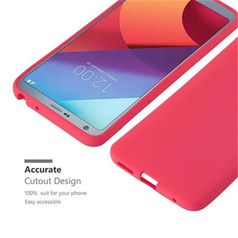Cadorabo Hülle kompatibel mit LG G6 Schutzhülle aus flexiblem TPU Silikon
