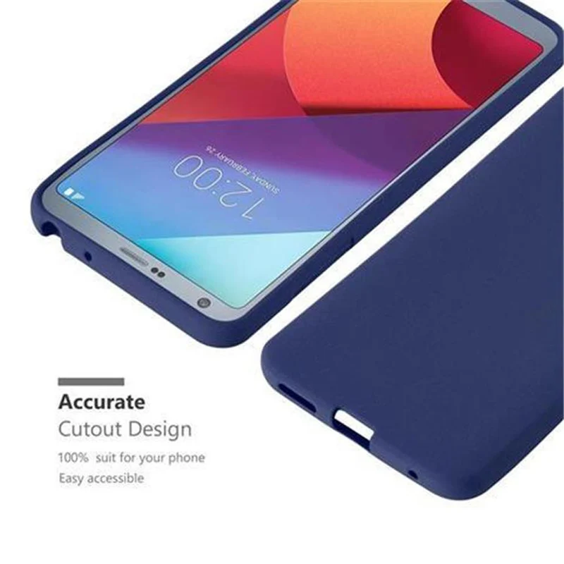 Cadorabo Hülle kompatibel mit LG G6 Schutzhülle aus flexiblem TPU Silikon