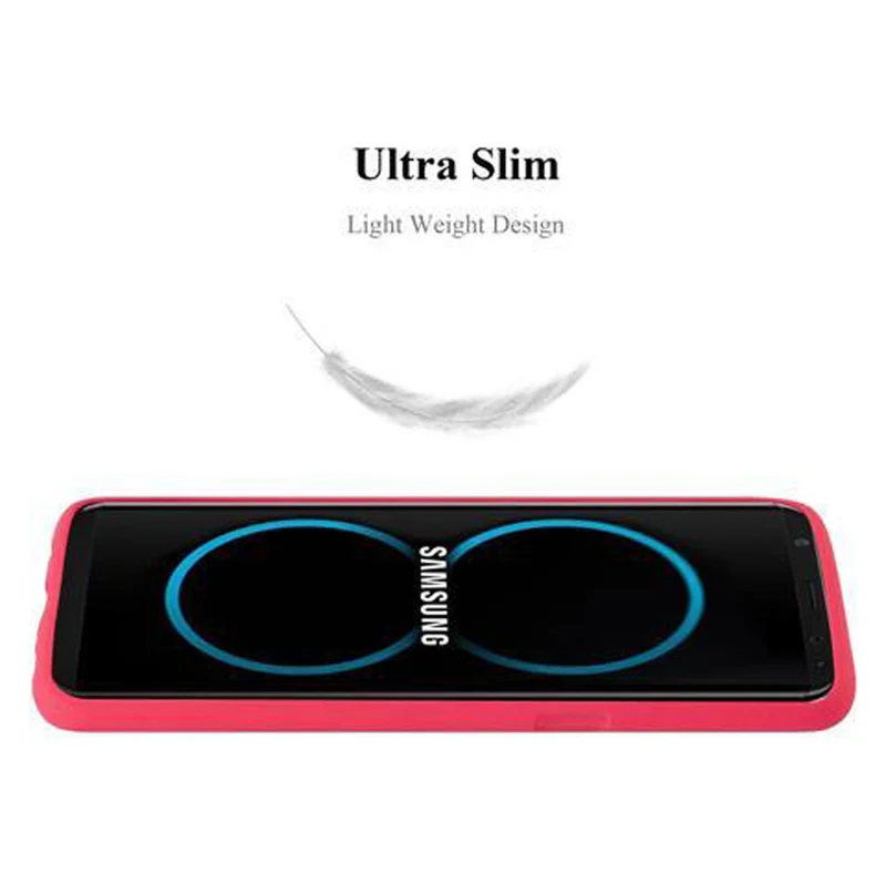 Cadorabo Hülle kompatibel mit Samsung Galaxy S8 Schutzhülle aus flexiblem TPU Silikon