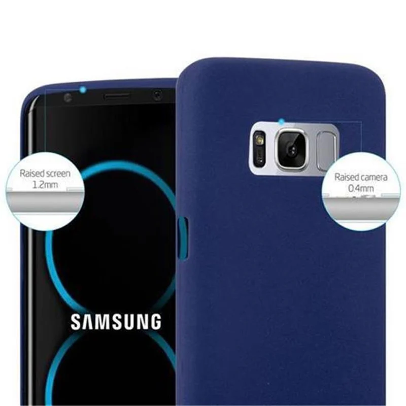 Cadorabo Hülle kompatibel mit Samsung Galaxy S8 Schutzhülle aus flexiblem TPU Silikon
