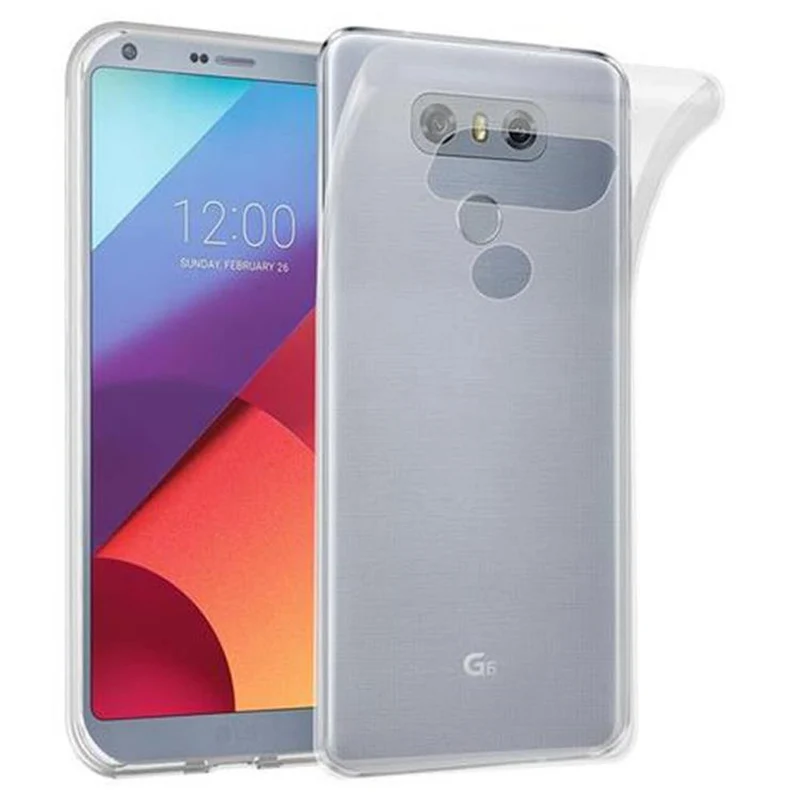 Cadorabo Hülle kompatibel mit LG G6 Schutzhülle aus flexiblem TPU Silikon