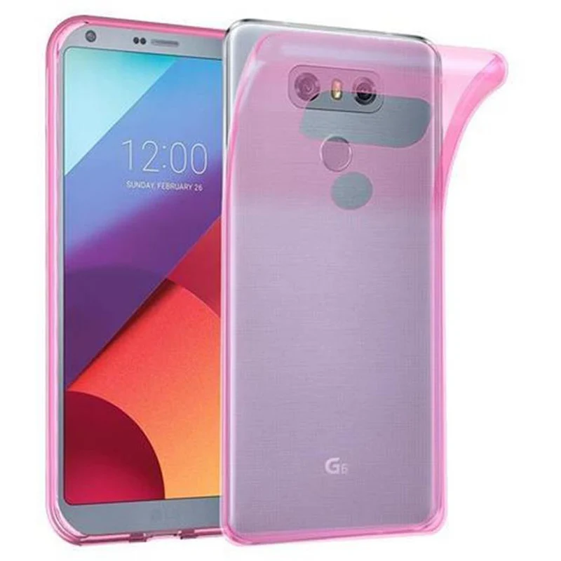 Cadorabo Hülle kompatibel mit LG G6 Schutzhülle aus flexiblem TPU Silikon