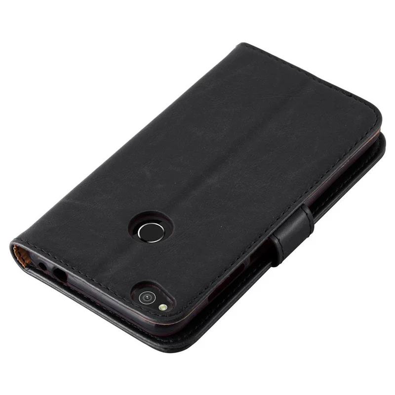 Cadorabo Hülle kompatibel mit Huawei P8 LITE 2017 / P9 LITE 2017 Schutzhülle mit Magnetverschluss, Standfunktion und Kartenfach