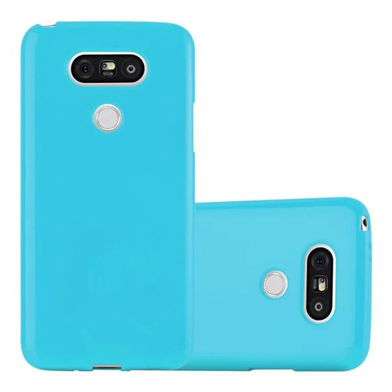 Cadorabo Hülle kompatibel mit LG G5 Schutzhülle aus flexiblem TPU Silikon