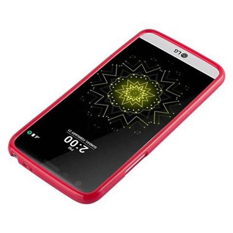 Cadorabo Hülle kompatibel mit LG G5 Schutzhülle aus flexiblem TPU Silikon