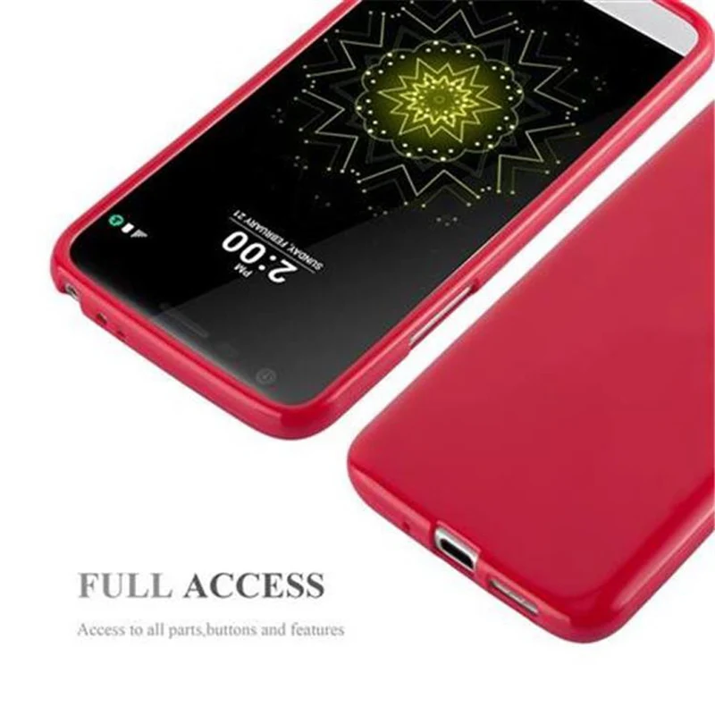 Cadorabo Hülle kompatibel mit LG G5 Schutzhülle aus flexiblem TPU Silikon
