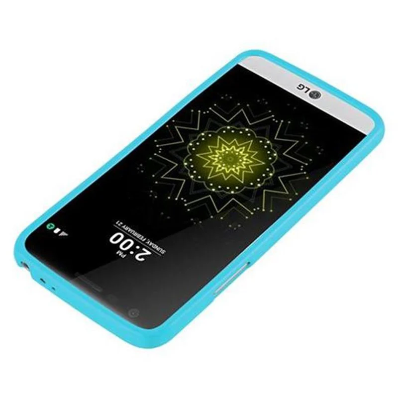 Cadorabo Hülle kompatibel mit LG G5 Schutzhülle aus flexiblem TPU Silikon