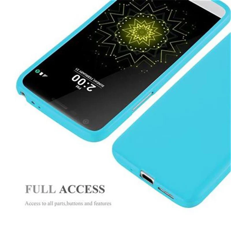 Cadorabo Hülle kompatibel mit LG G5 Schutzhülle aus flexiblem TPU Silikon