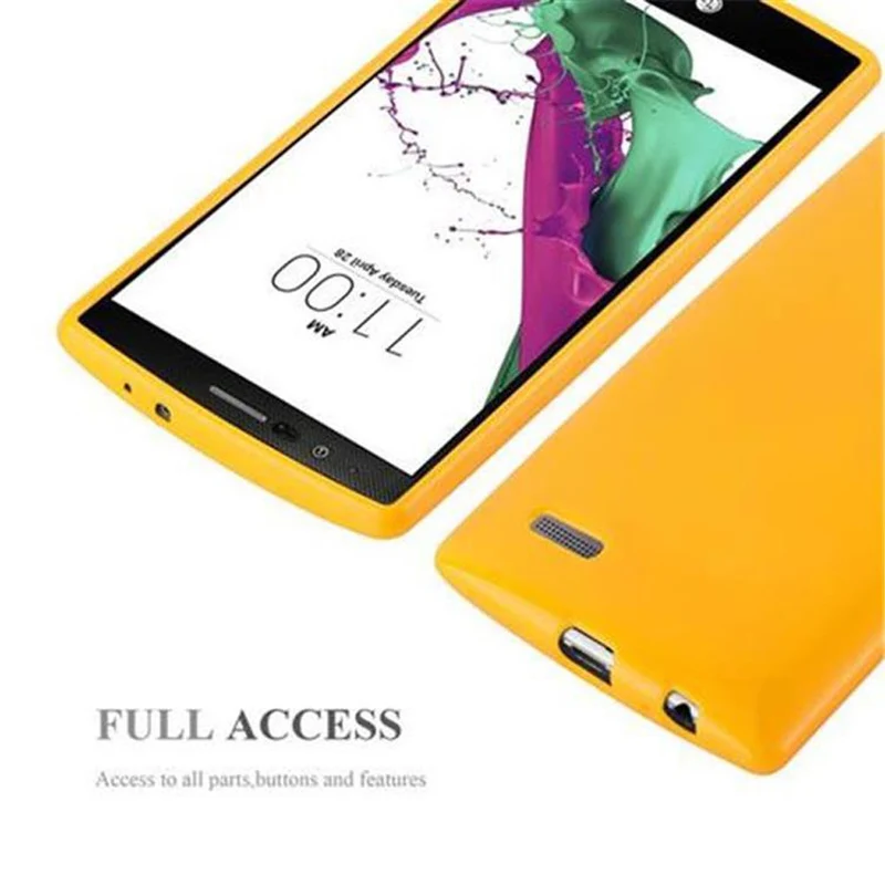 Cadorabo Hülle kompatibel mit LG G4 / G4 PLUS Schutzhülle aus flexiblem TPU Silikon