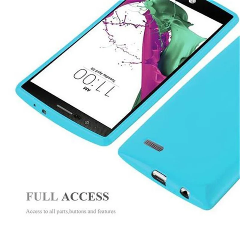 Cadorabo Hülle kompatibel mit LG G4 / G4 PLUS Schutzhülle aus flexiblem TPU Silikon