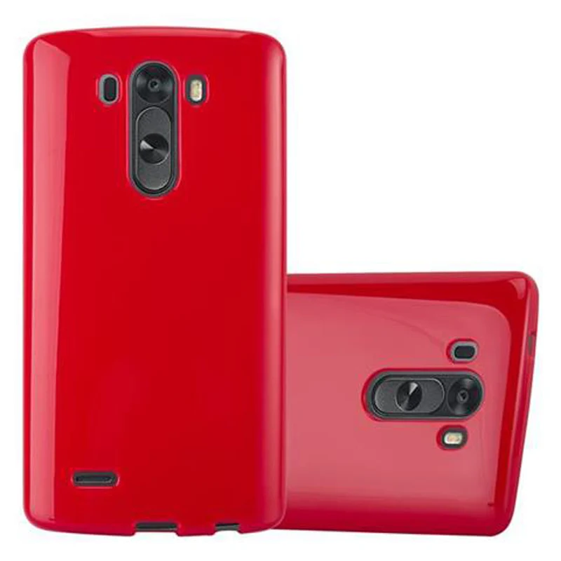 Cadorabo Hülle kompatibel mit LG G3 Schutzhülle aus flexiblem TPU Silikon