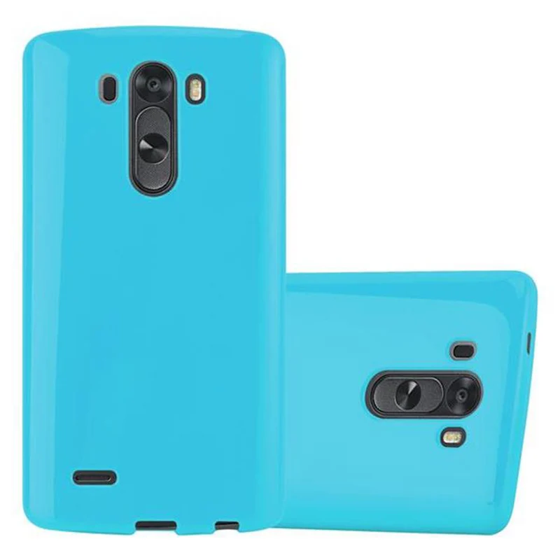 Cadorabo Hülle kompatibel mit LG G3 Schutzhülle aus flexiblem TPU Silikon