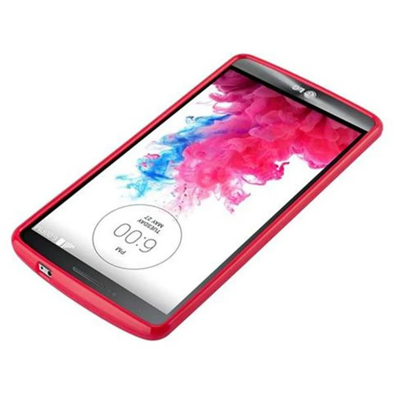 Cadorabo Hülle kompatibel mit LG G3 Schutzhülle aus flexiblem TPU Silikon