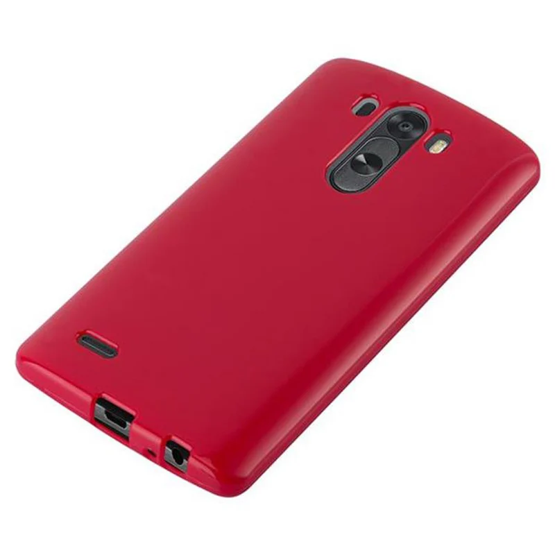 Cadorabo Hülle kompatibel mit LG G3 Schutzhülle aus flexiblem TPU Silikon