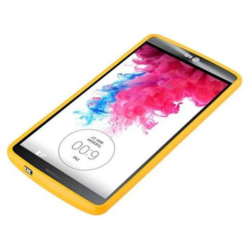 Cadorabo Hülle kompatibel mit LG G3 Schutzhülle aus flexiblem TPU Silikon