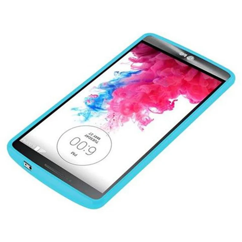 Cadorabo Hülle kompatibel mit LG G3 Schutzhülle aus flexiblem TPU Silikon