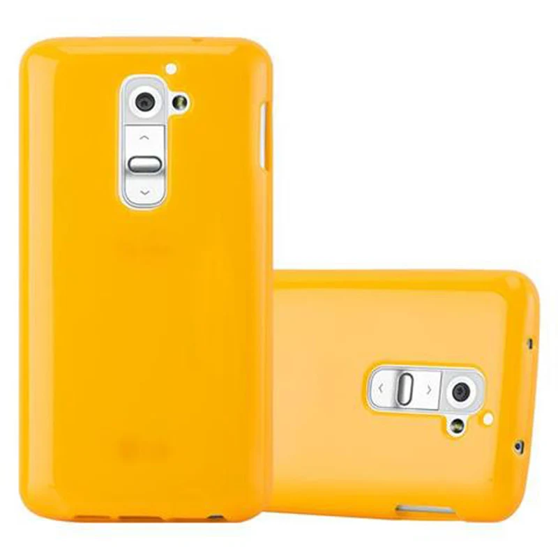 Cadorabo Hülle kompatibel mit LG G2 Schutzhülle aus flexiblem TPU Silikon