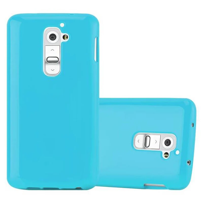 Cadorabo Hülle kompatibel mit LG G2 Schutzhülle aus flexiblem TPU Silikon