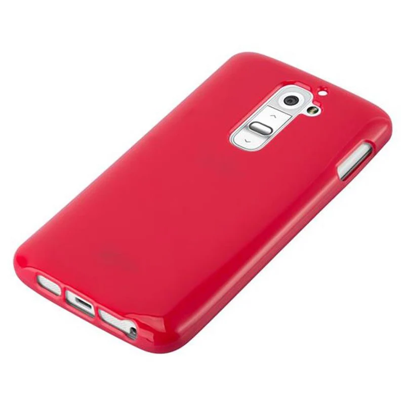 Cadorabo Hülle kompatibel mit LG G2 Schutzhülle aus flexiblem TPU Silikon