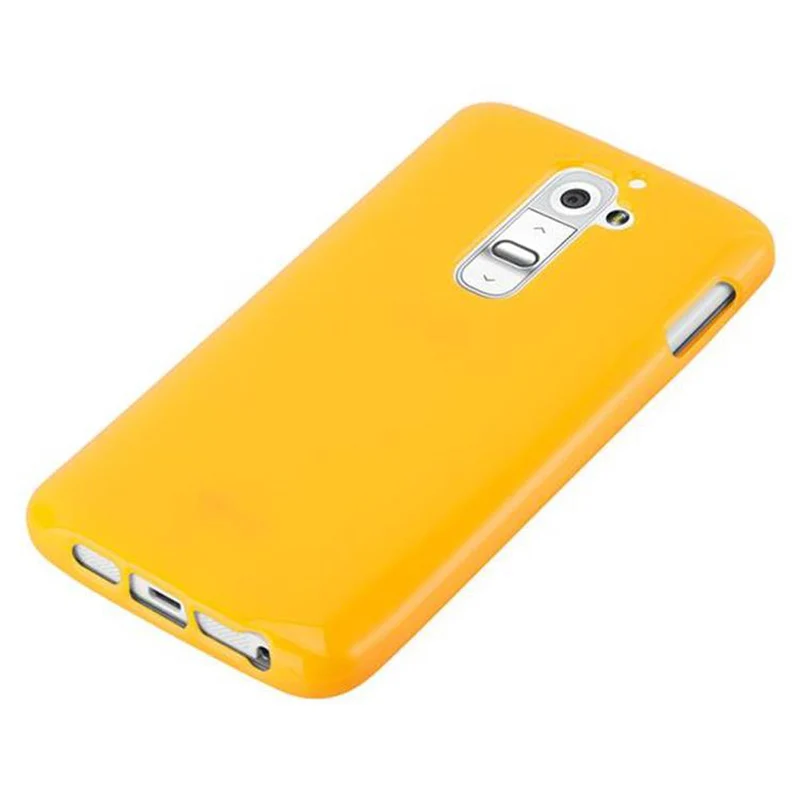 Cadorabo Hülle kompatibel mit LG G2 Schutzhülle aus flexiblem TPU Silikon