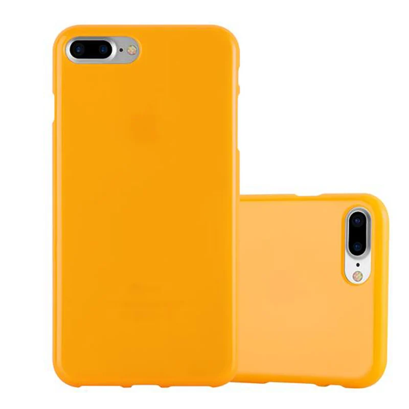 Cadorabo Hülle kompatibel mit Apple iPhone 7 PLUS / 7S PLUS / 8 PLUS Schutzhülle aus flexiblem TPU Silikon