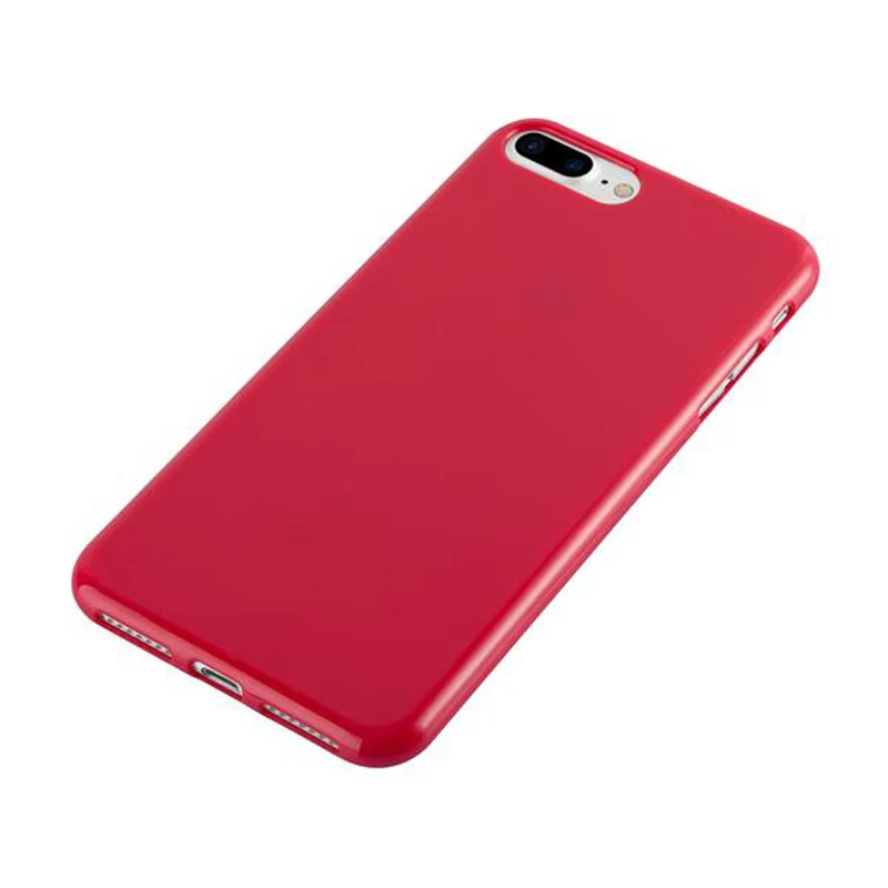 Cadorabo Hülle kompatibel mit Apple iPhone 7 PLUS / 7S PLUS / 8 PLUS Schutzhülle aus flexiblem TPU Silikon