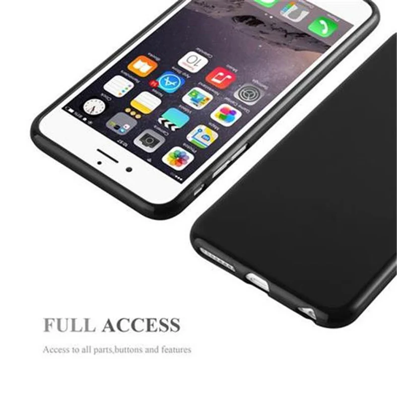 Cadorabo Hülle kompatibel mit Apple iPhone 6 PLUS / 6S PLUS Schutzhülle aus flexiblem TPU Silikon