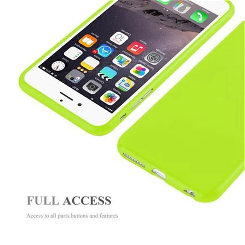 Cadorabo Hülle kompatibel mit Apple iPhone 6 PLUS / 6S PLUS Schutzhülle aus flexiblem TPU Silikon