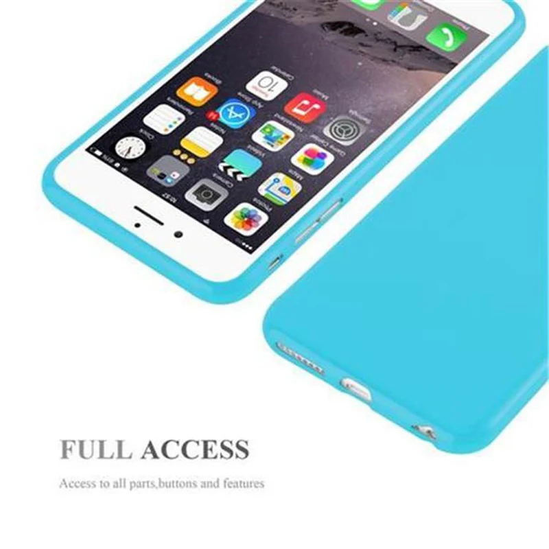 Cadorabo Hülle kompatibel mit Apple iPhone 6 PLUS / 6S PLUS Schutzhülle aus flexiblem TPU Silikon
