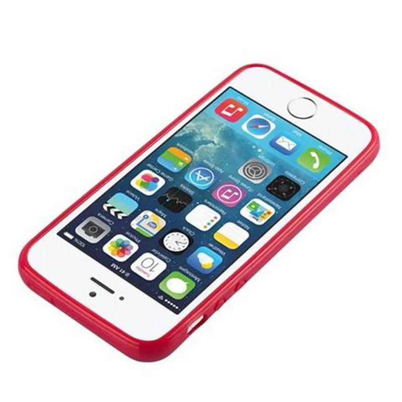 Cadorabo Hülle kompatibel mit Apple iPhone 5 / 5S / SE 2016 Schutzhülle aus flexiblem TPU Silikon