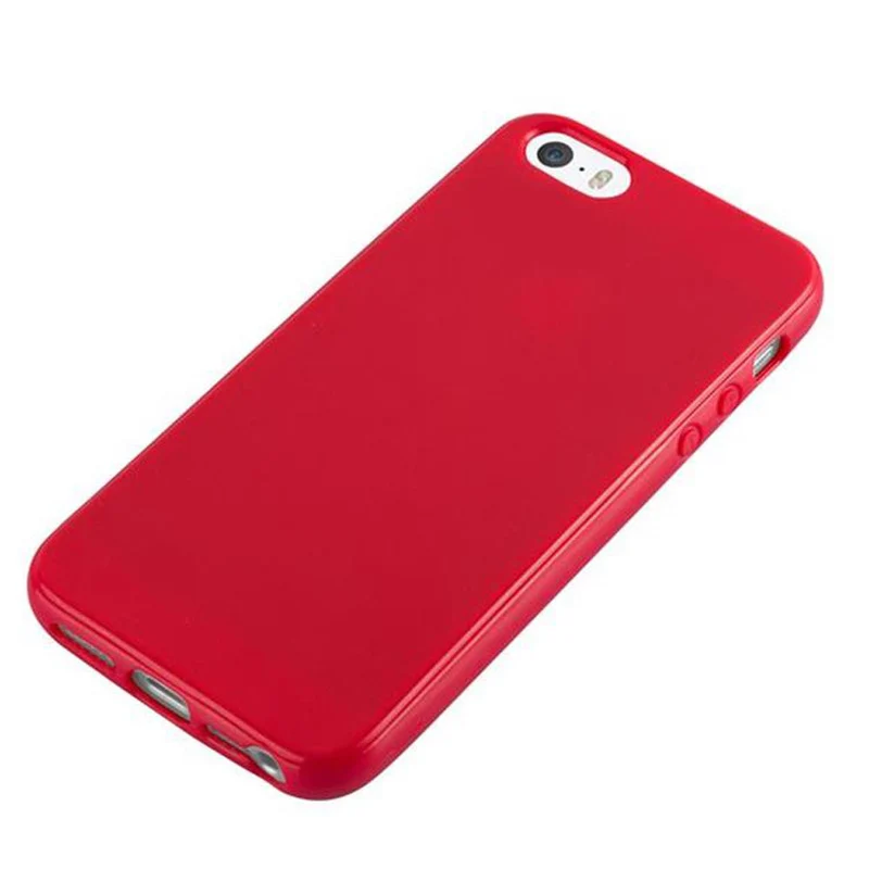 Cadorabo Hülle kompatibel mit Apple iPhone 5 / 5S / SE 2016 Schutzhülle aus flexiblem TPU Silikon