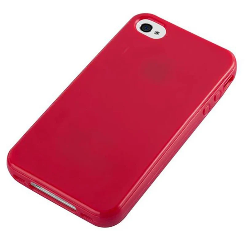 Cadorabo Hülle kompatibel mit Apple iPhone 4 / 4S Schutzhülle aus flexiblem TPU Silikon