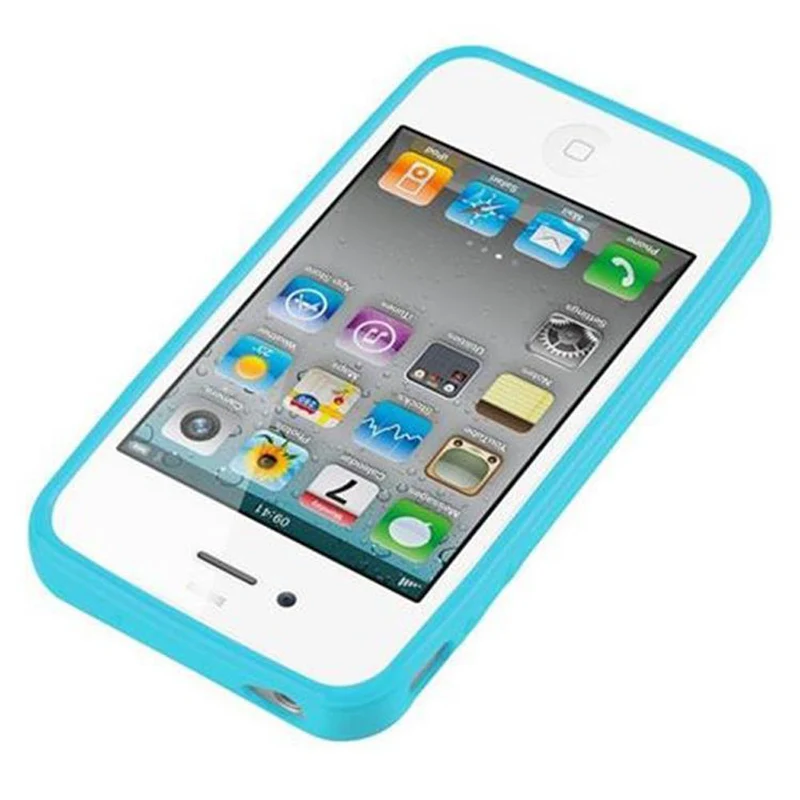 Cadorabo Hülle kompatibel mit Apple iPhone 4 / 4S Schutzhülle aus flexiblem TPU Silikon