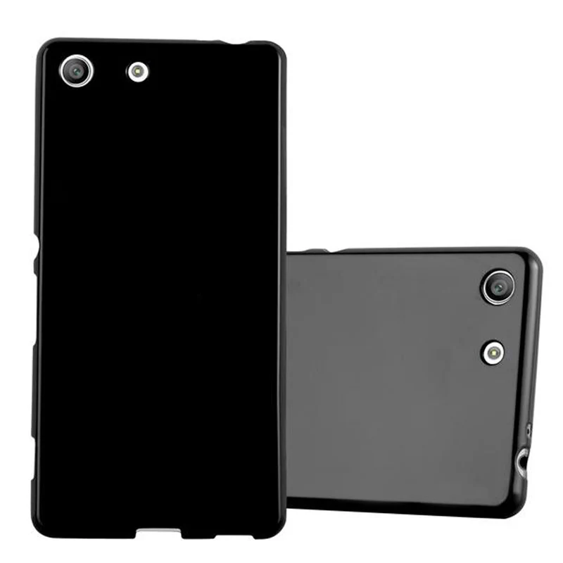 Cadorabo Hülle kompatibel mit Sony Xperia M5 Schutzhülle aus flexiblem TPU Silikon