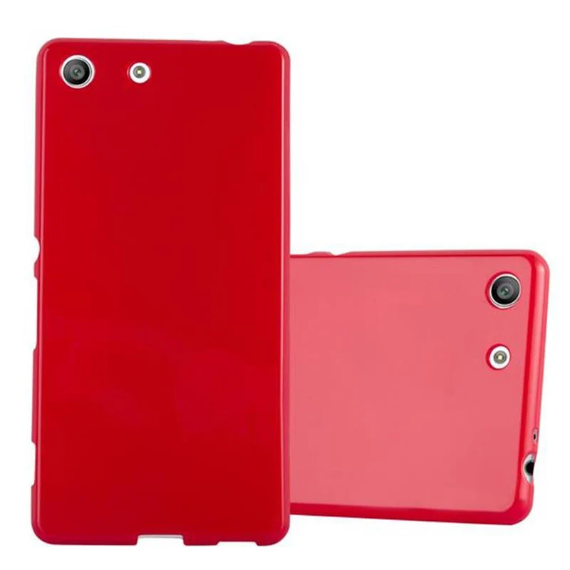 Cadorabo Hülle kompatibel mit Sony Xperia M5 Schutzhülle aus flexiblem TPU Silikon